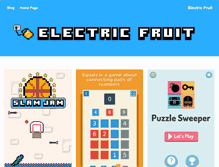 Tablet Screenshot of electric-fruit.com